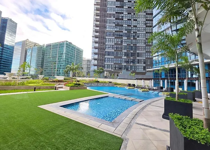 Bgc Uptown Parksuites Modern 1br With Balcony 300mbps * 马尼拉
