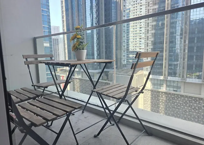 公寓 Bgc Uptown Parksuites Modern 1br With Balcony 300mbps 马尼拉