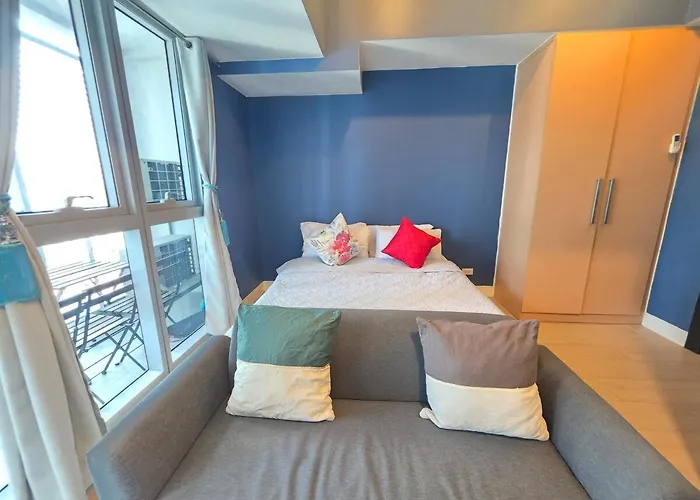 公寓 Bgc Uptown Parksuites Modern 1br With Balcony 300mbps